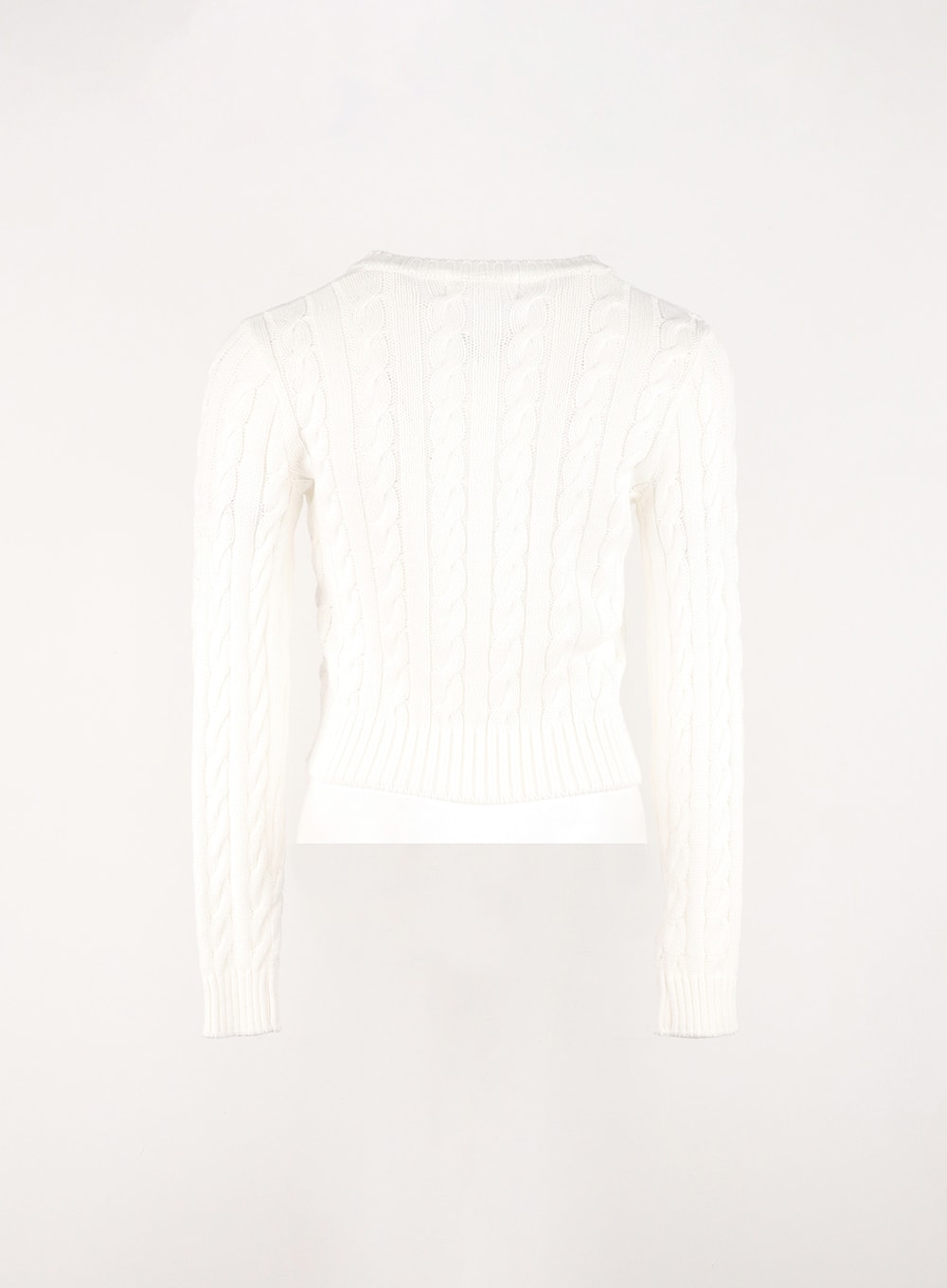 Cable Knit V-Neck Sweater IN301