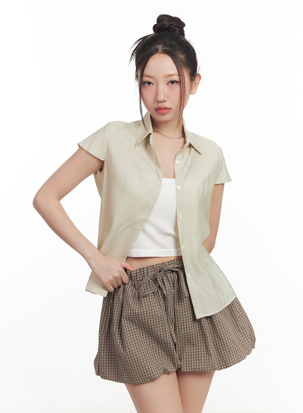 Timeless Collared Button-Up Shirt CM531