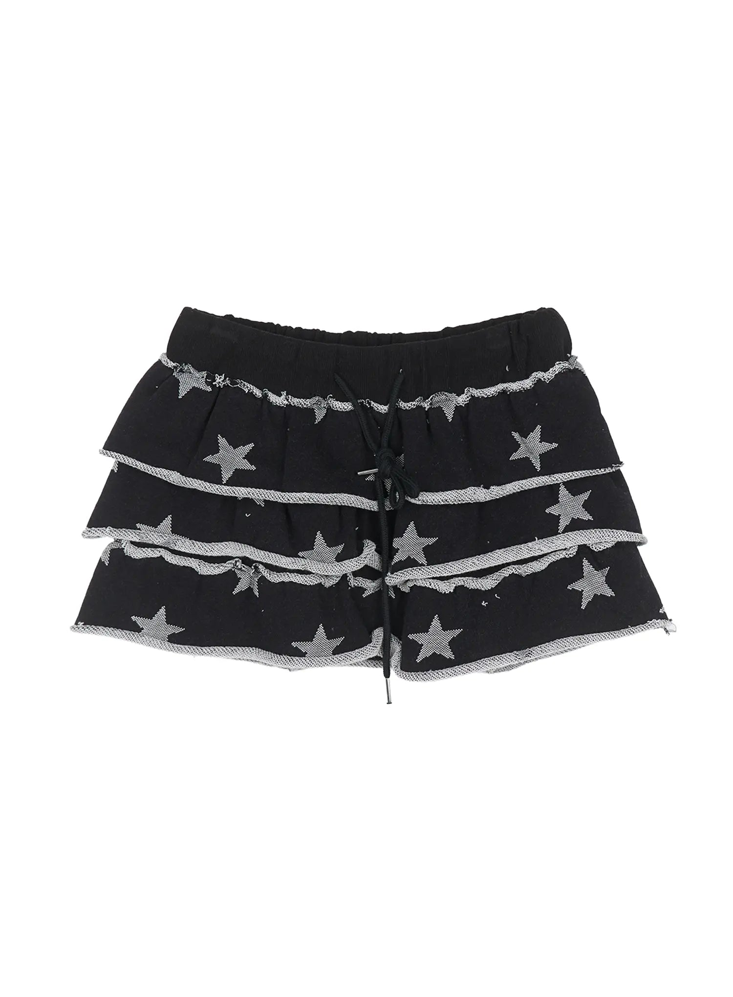 Tiered Ruffle Mini Skirt CU518