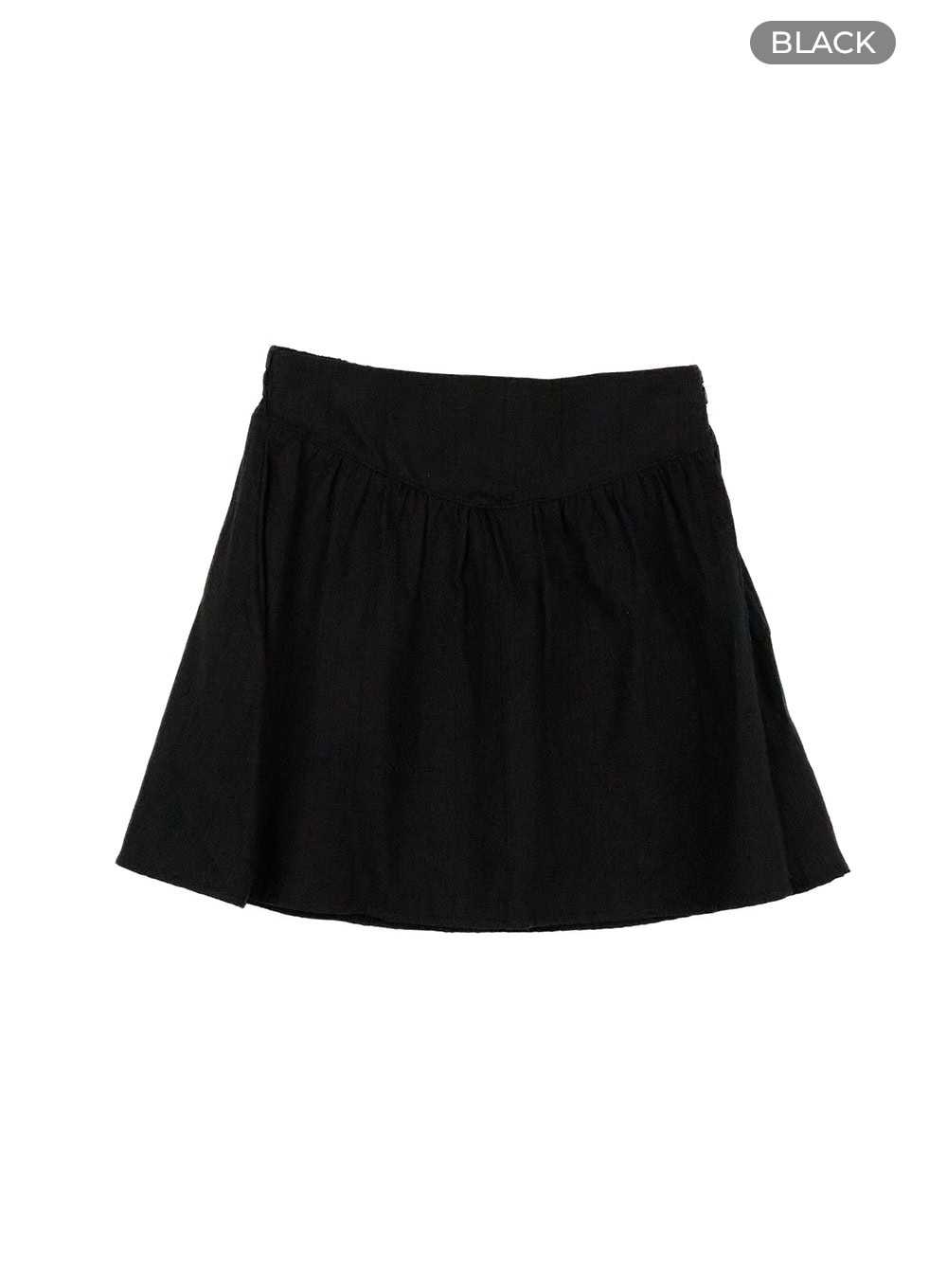 Summer Flare Cotton Mini Skirt OY424