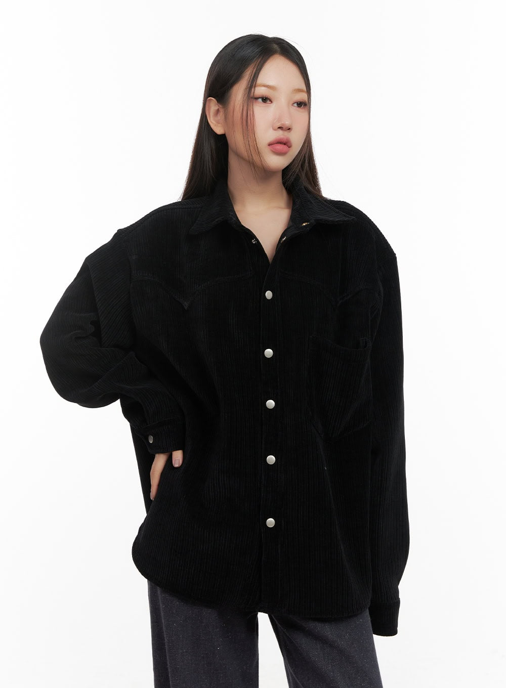 Oversize Collar Jacket CD413