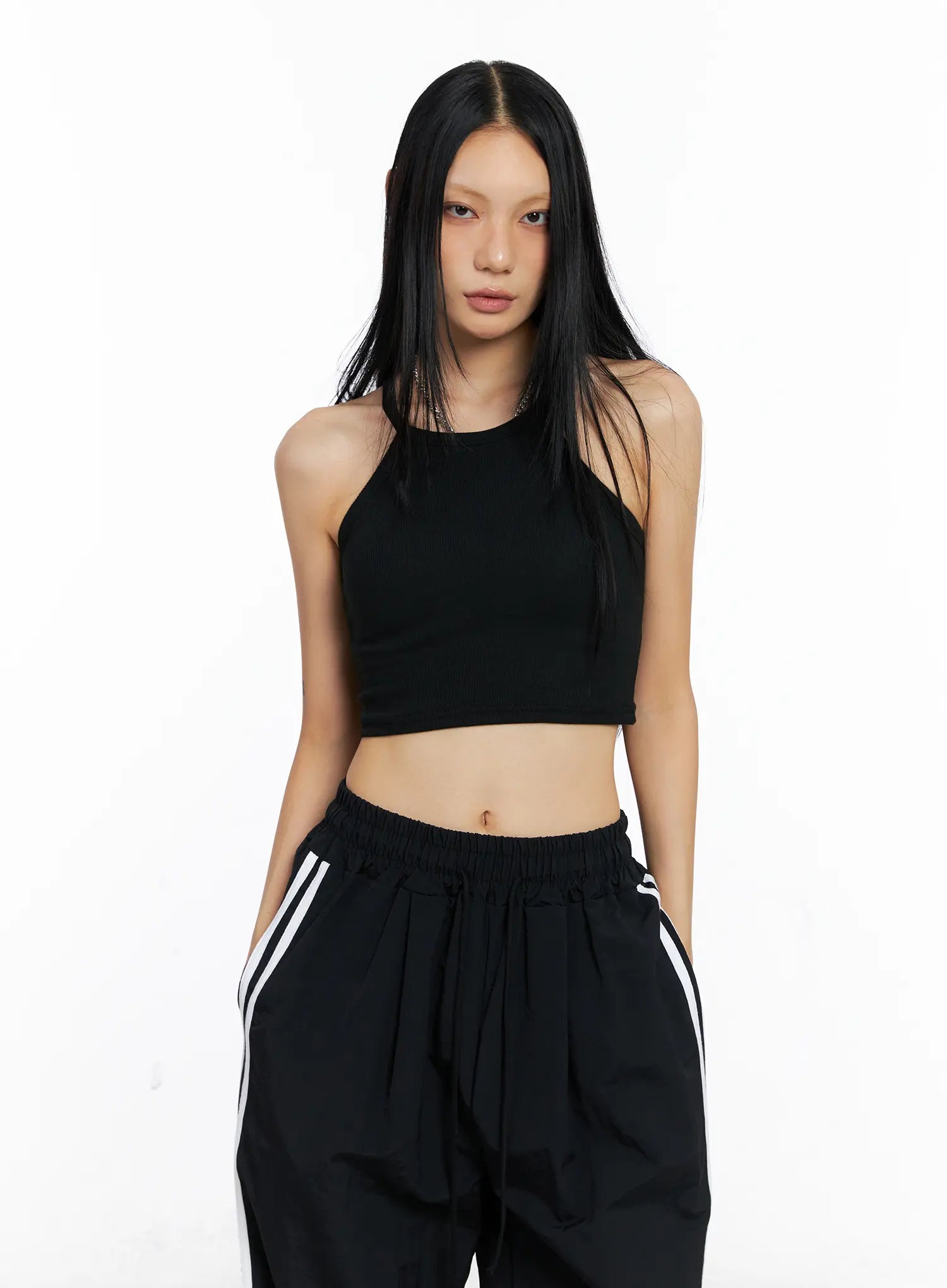 Basic Halter Crop Top CS509