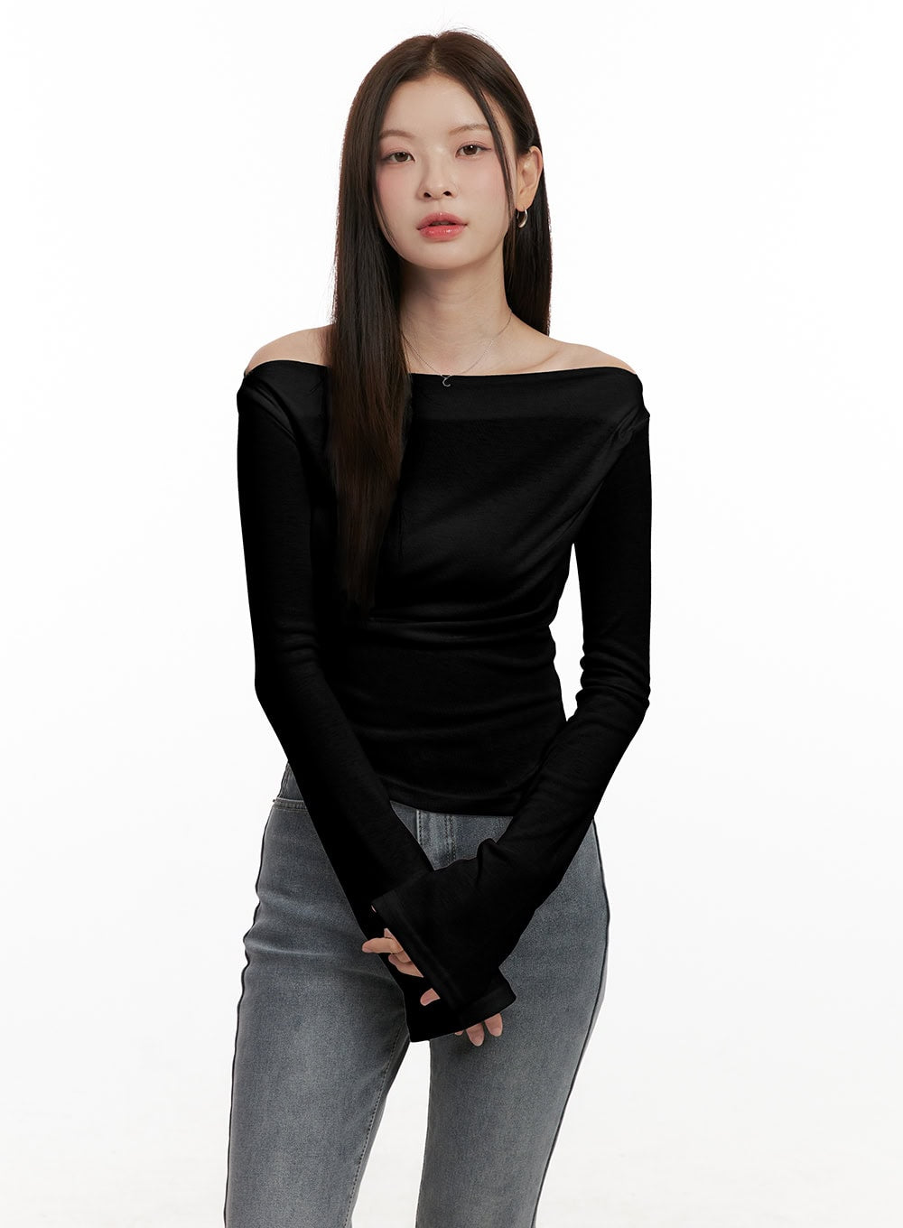 Elegant One-Shoulder Top ON422
