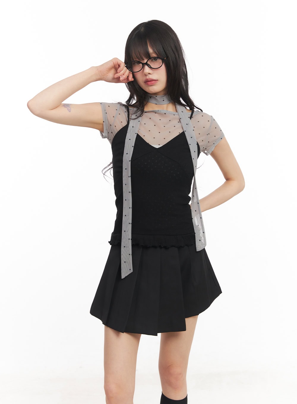 Frill-Trim Cami Top CA523