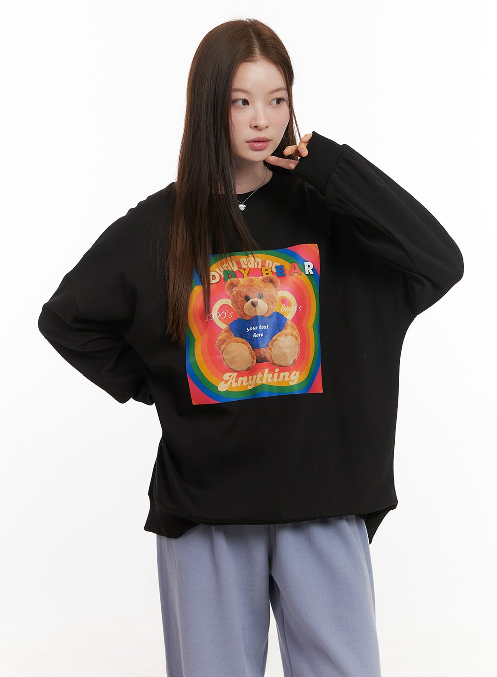 Long Sleeve Cotton Graphic Hoodie OD418