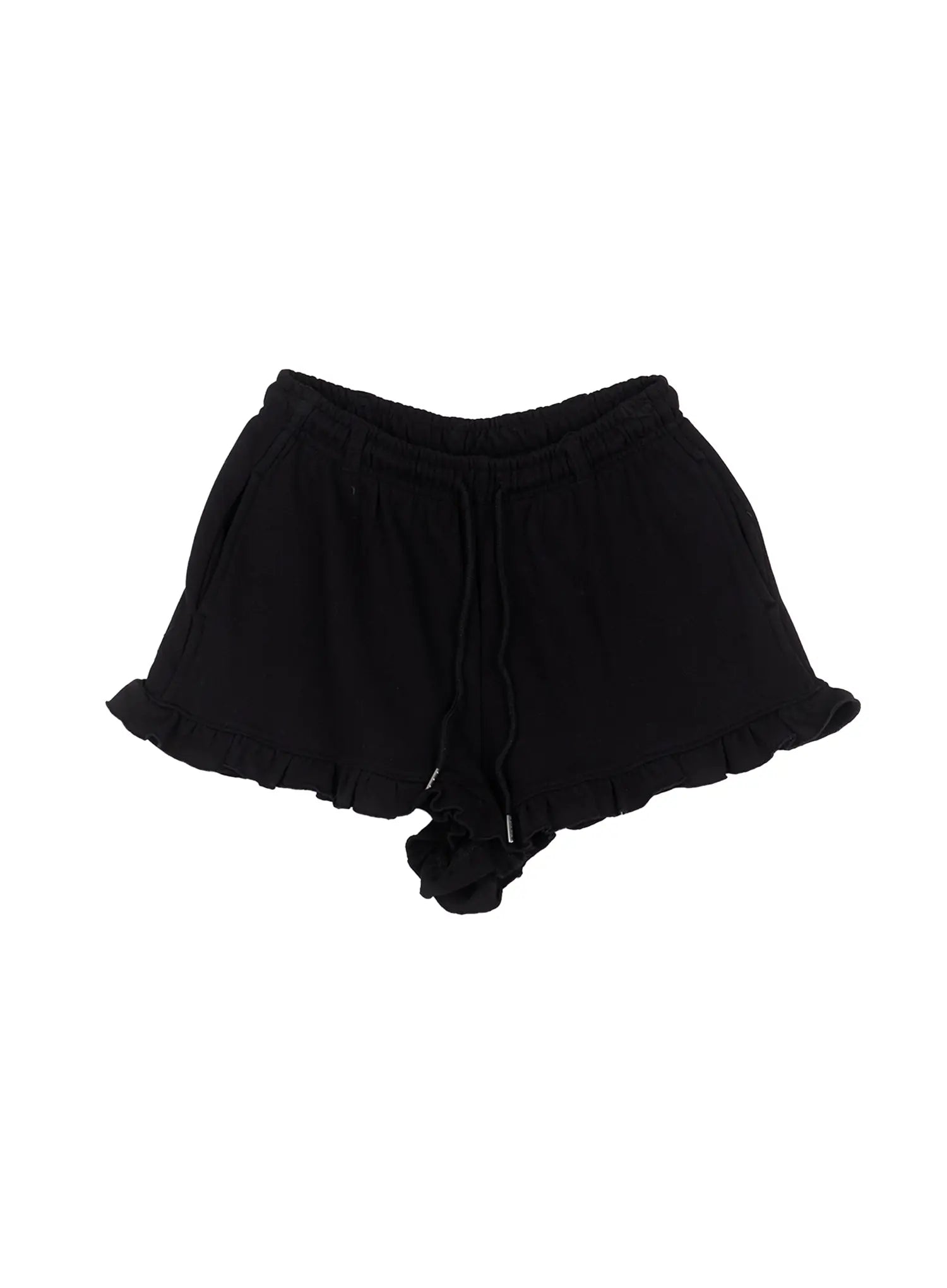 Ruffle Hem Sweat Shorts CS501