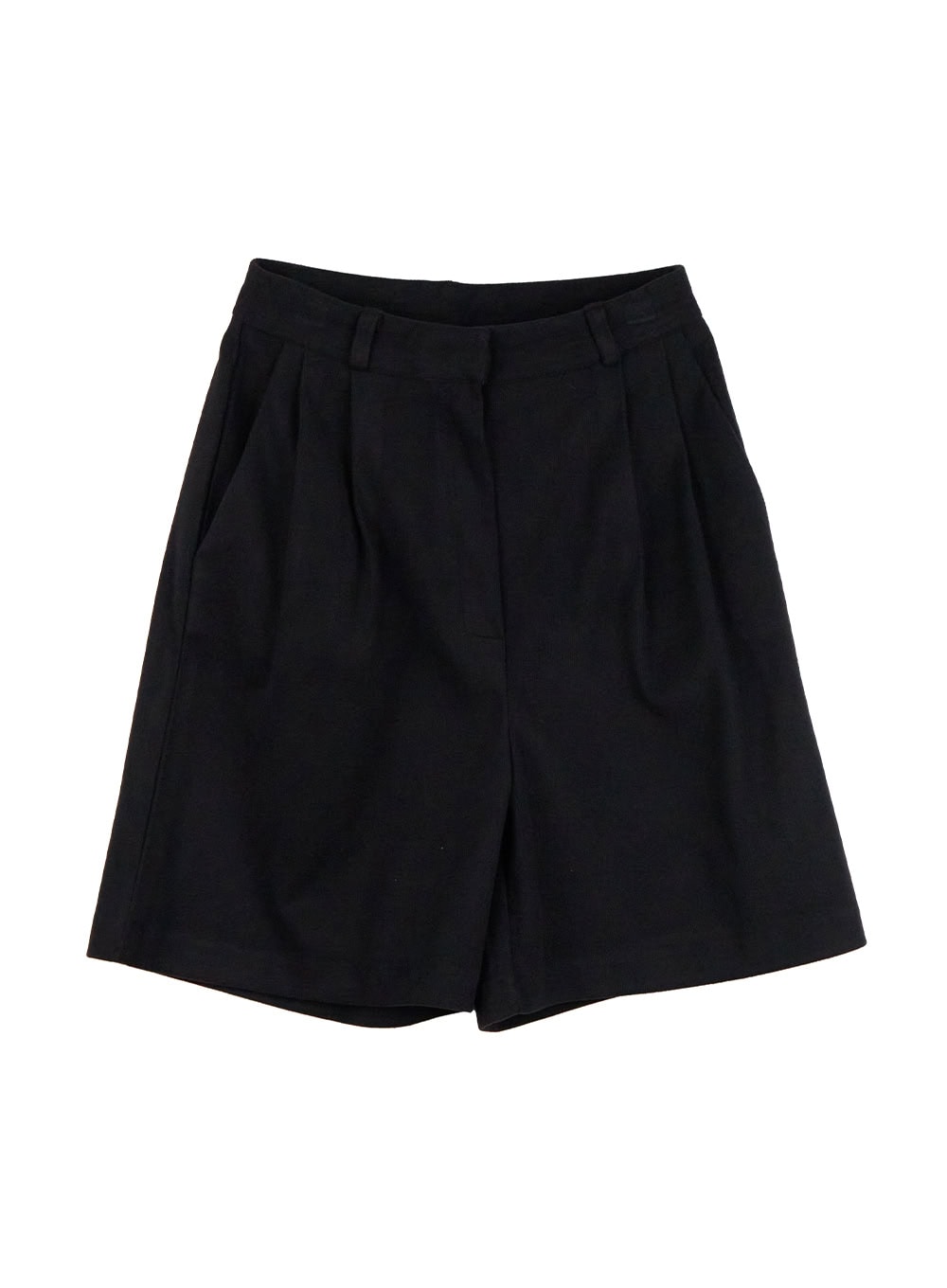 Pintuck Solid Half Pants OD418