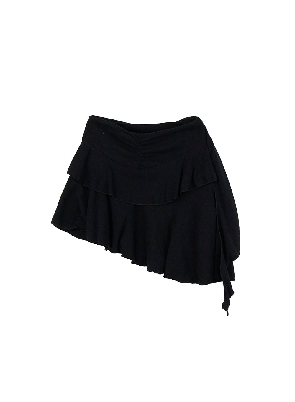 Frill Shirring Mini Skirt CD410