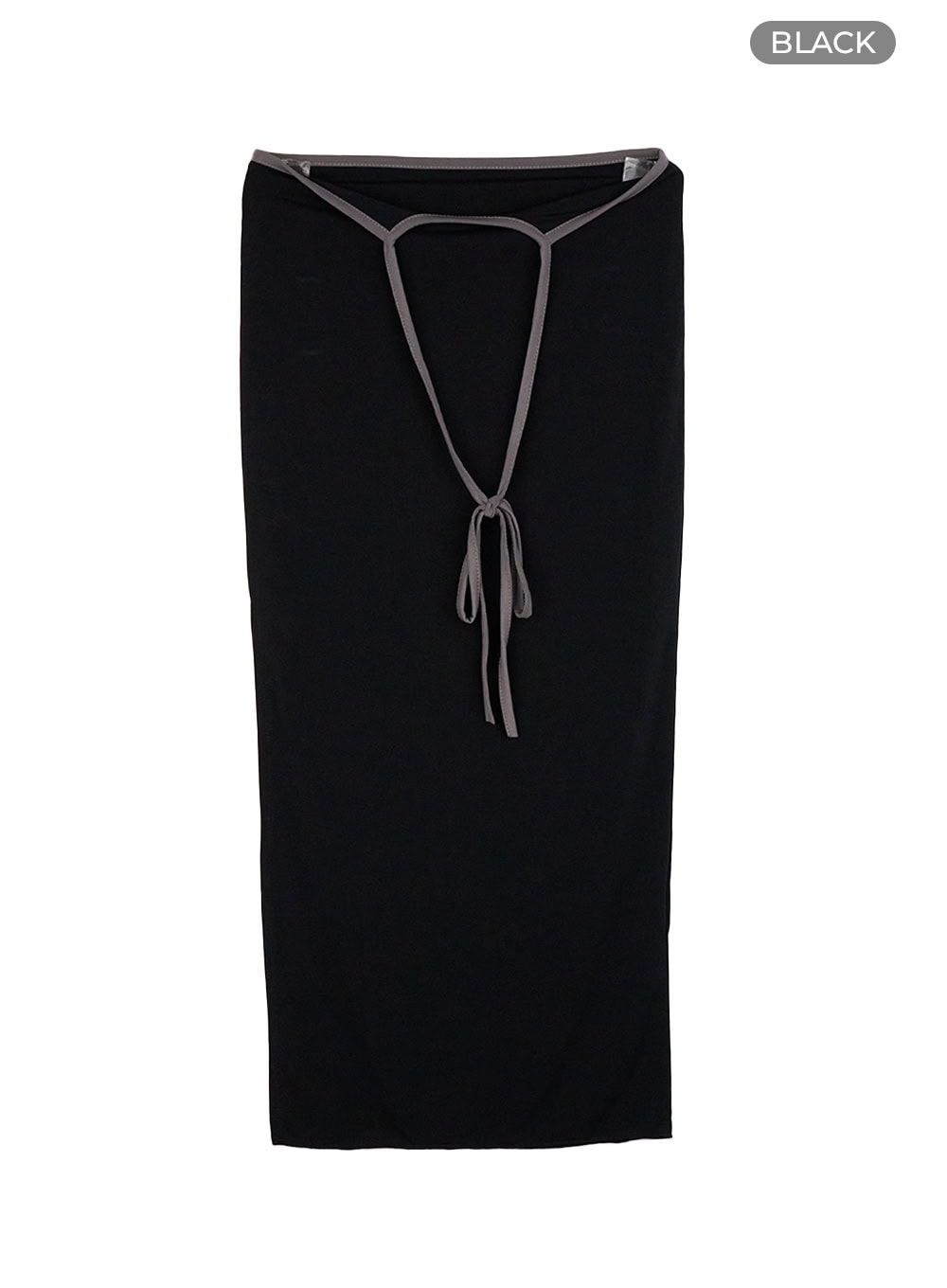 Slit Out Solid Midi Skirt CL405