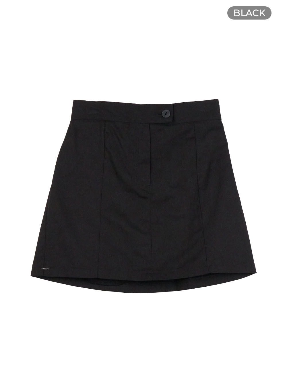 Cotton Solid Mini Skirt OL424