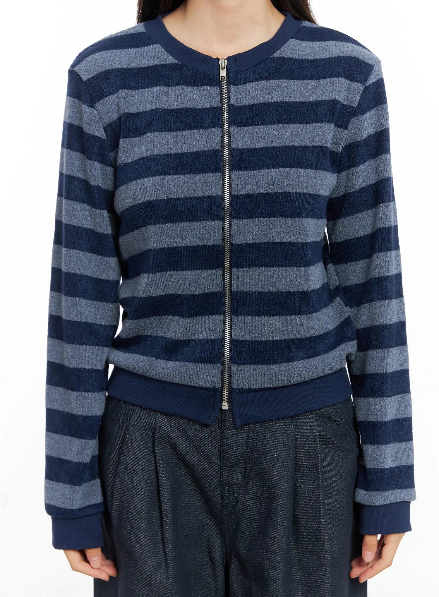 Ralph Striped Two-Way Zip-Up CS524