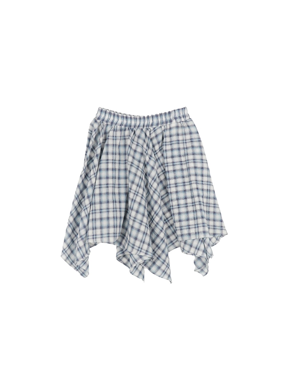 Plaid Ruffle Mini Skirt CA523