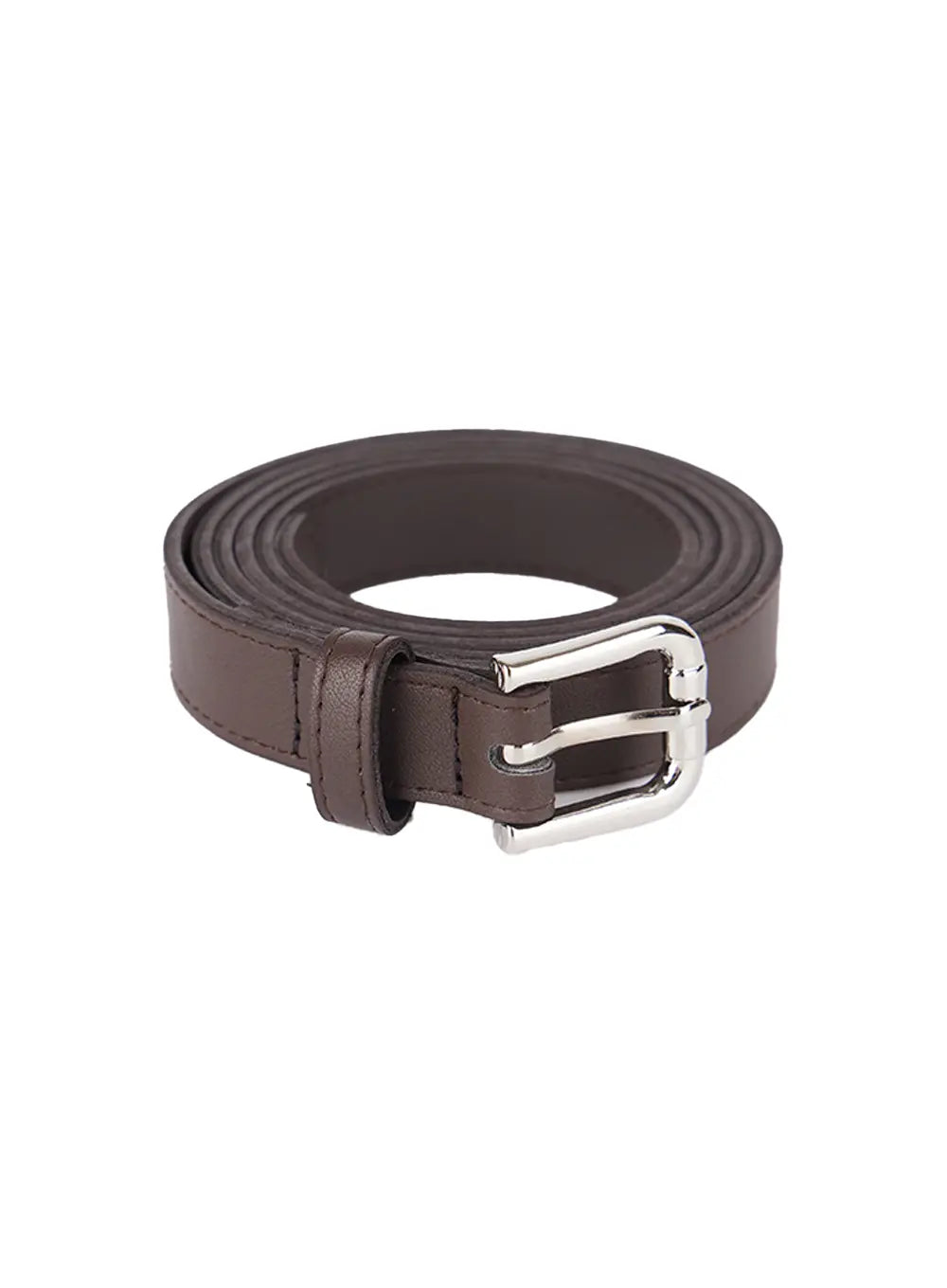 Minimalist Red Faux Leather Belt CL508