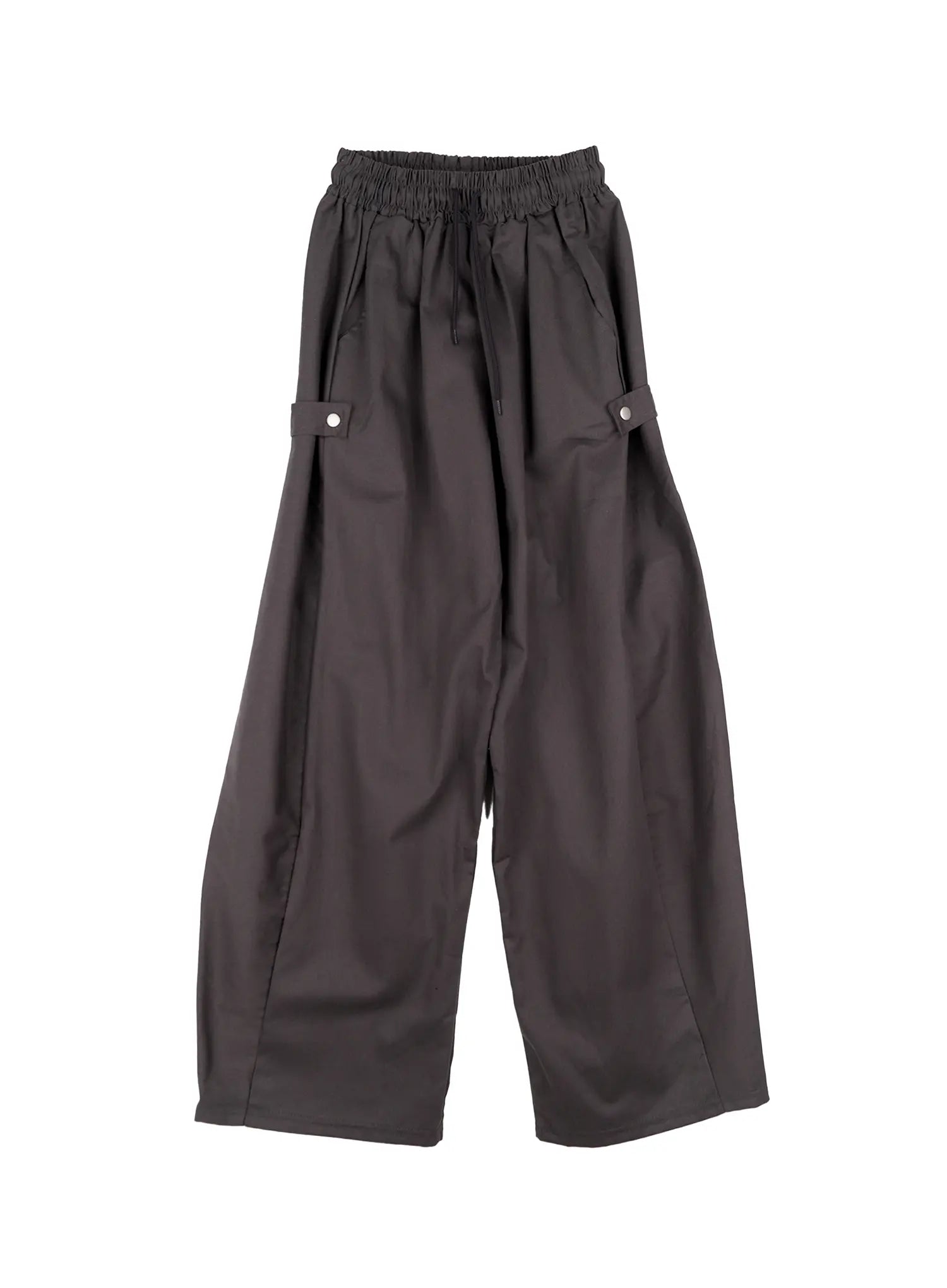 Side Button Wide Leg Pants CS517