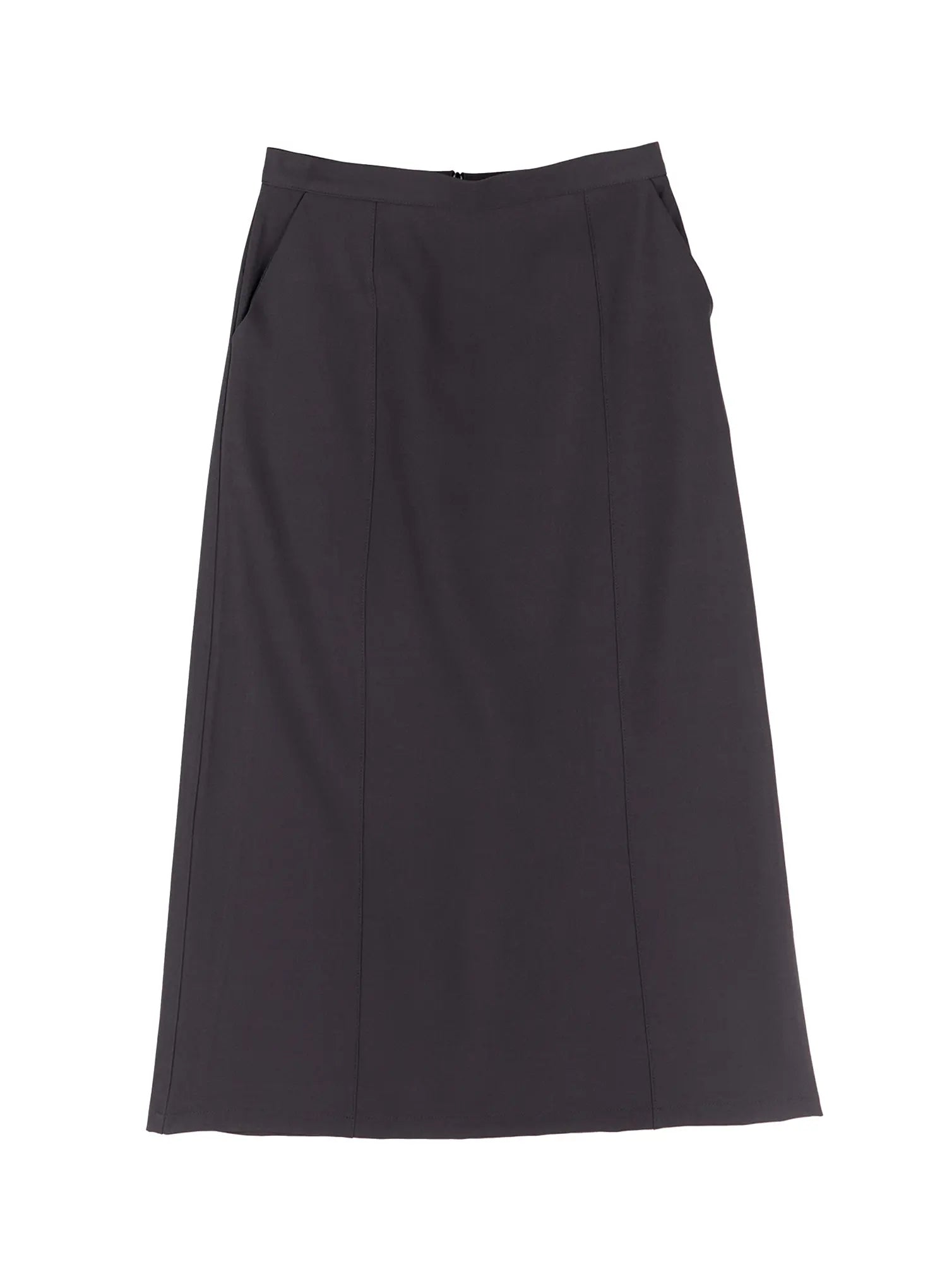 Elegant High-Slit Midi Skirt CO506
