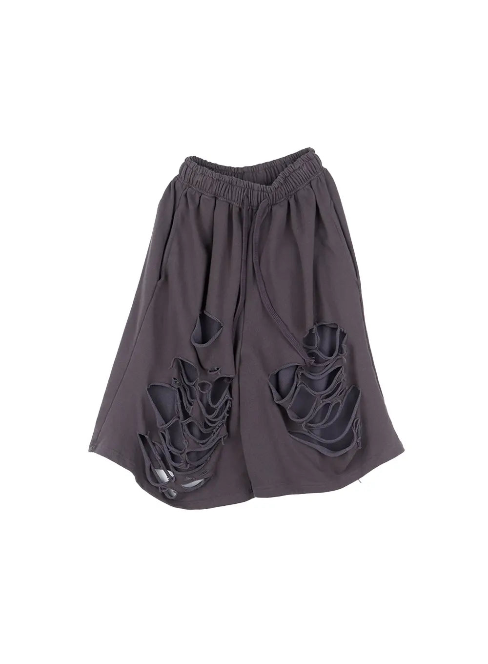 Distressed Bermuda Sweatshorts CL508