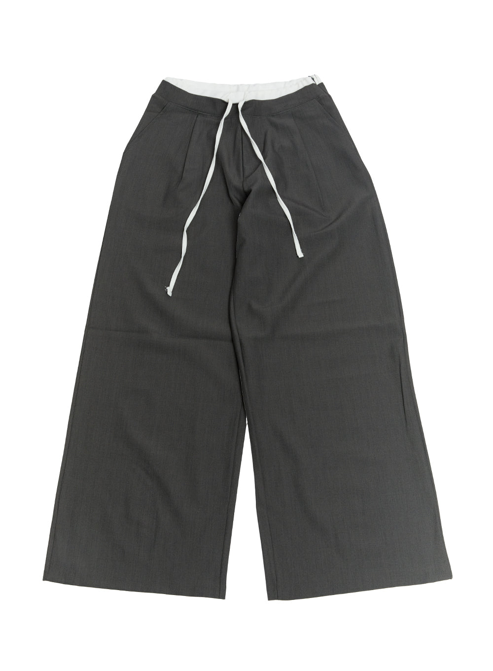 Classic Waist Layered Wide-Fit Pants CF504