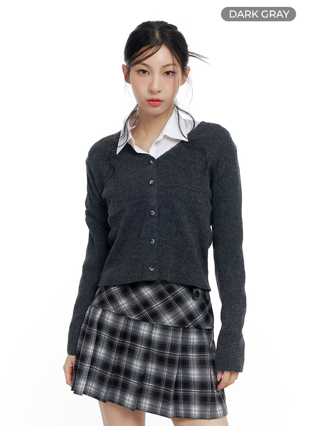 V-Neck Buttoned Cardigan CO426