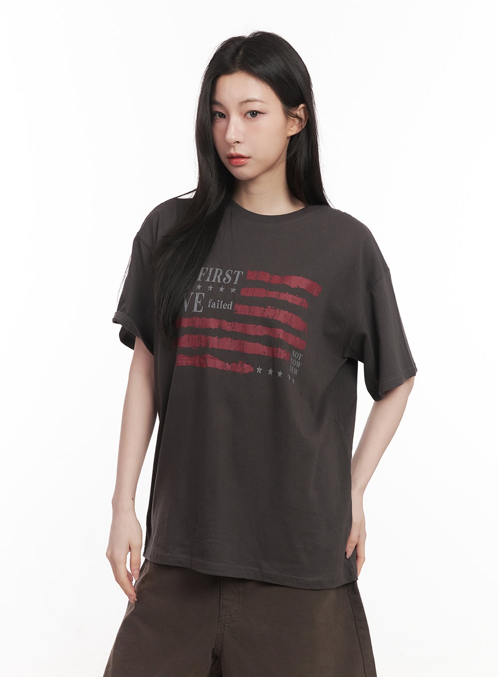 Graphic Oversized Tee CM517