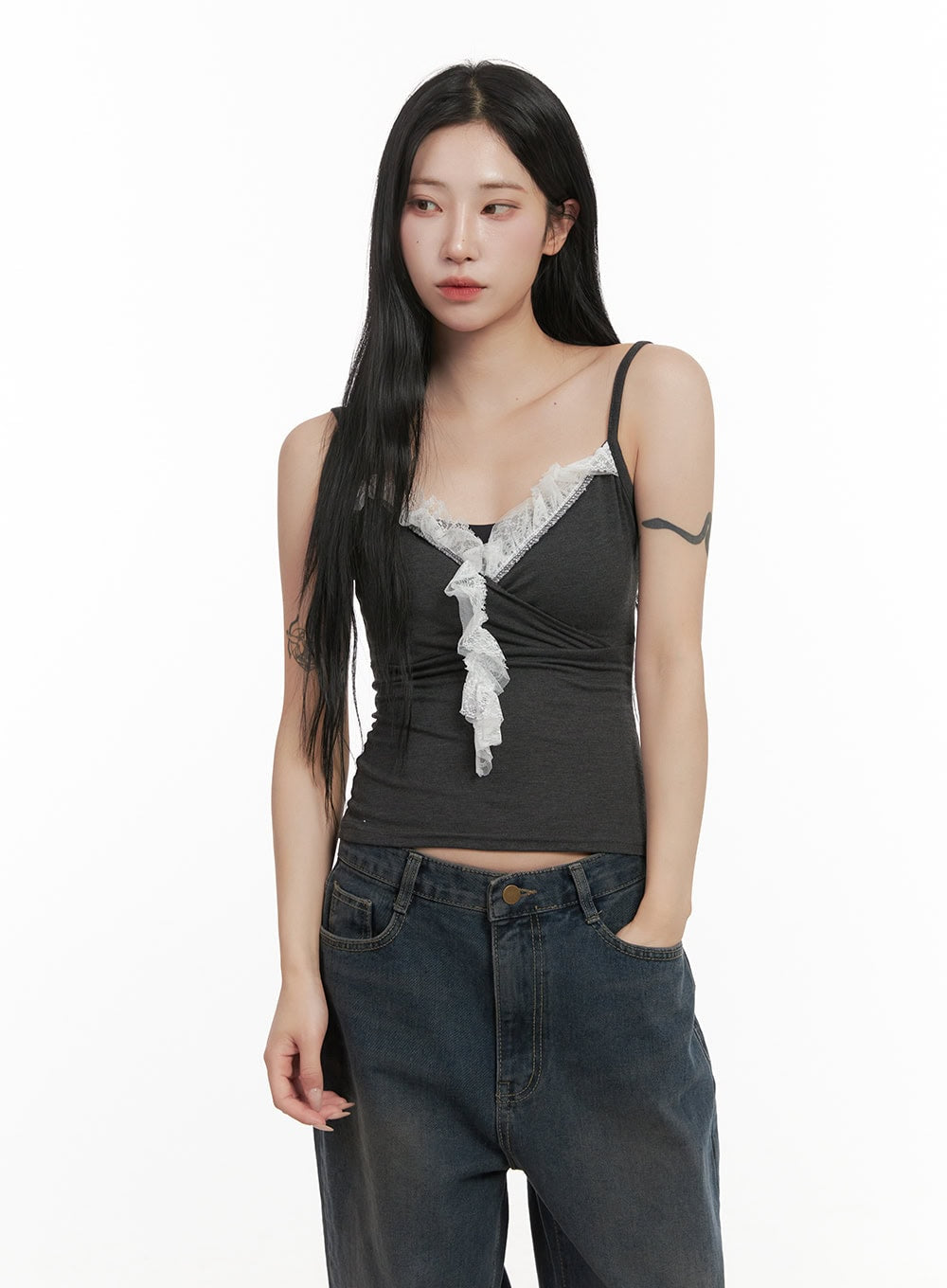 Frill Lace Cami Top CD406