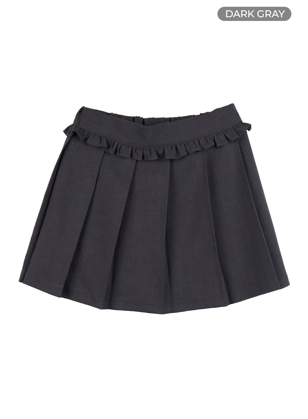 Frill Pleated Mini Skirt OO421