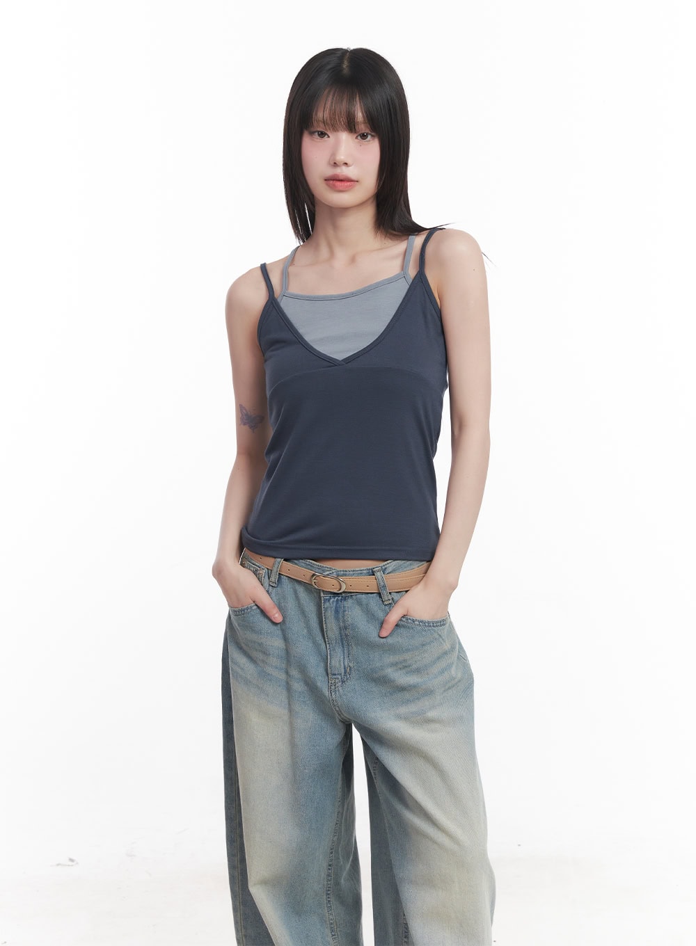 Layered Two-Tone Cami CU505