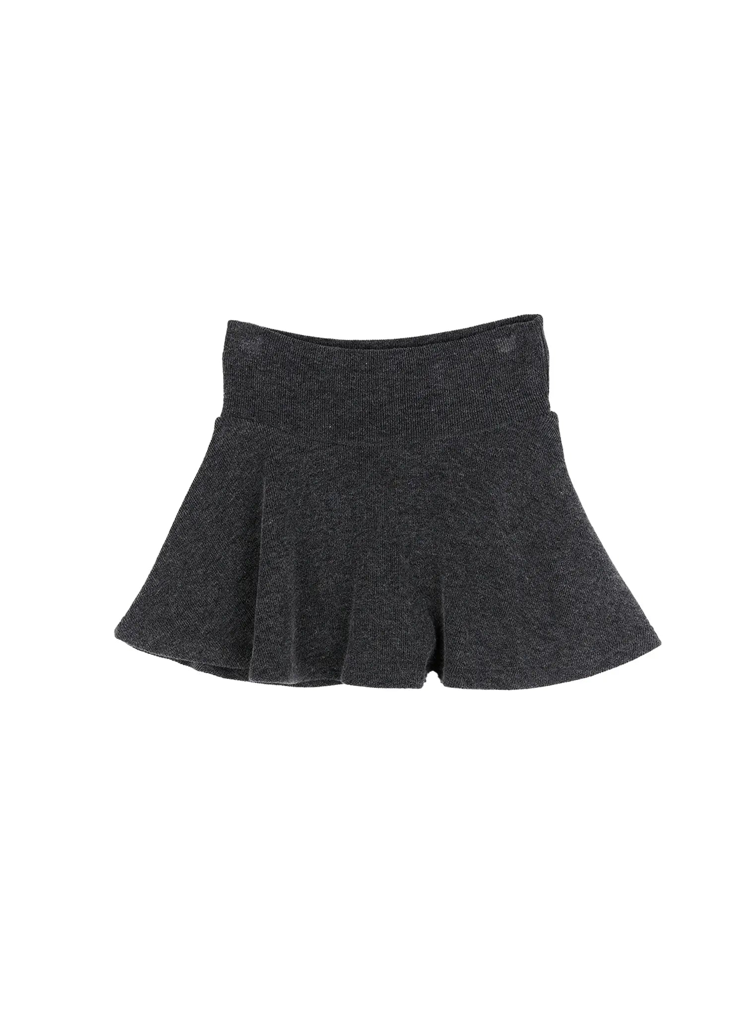 Knit Pleated Mini Skirt CS505