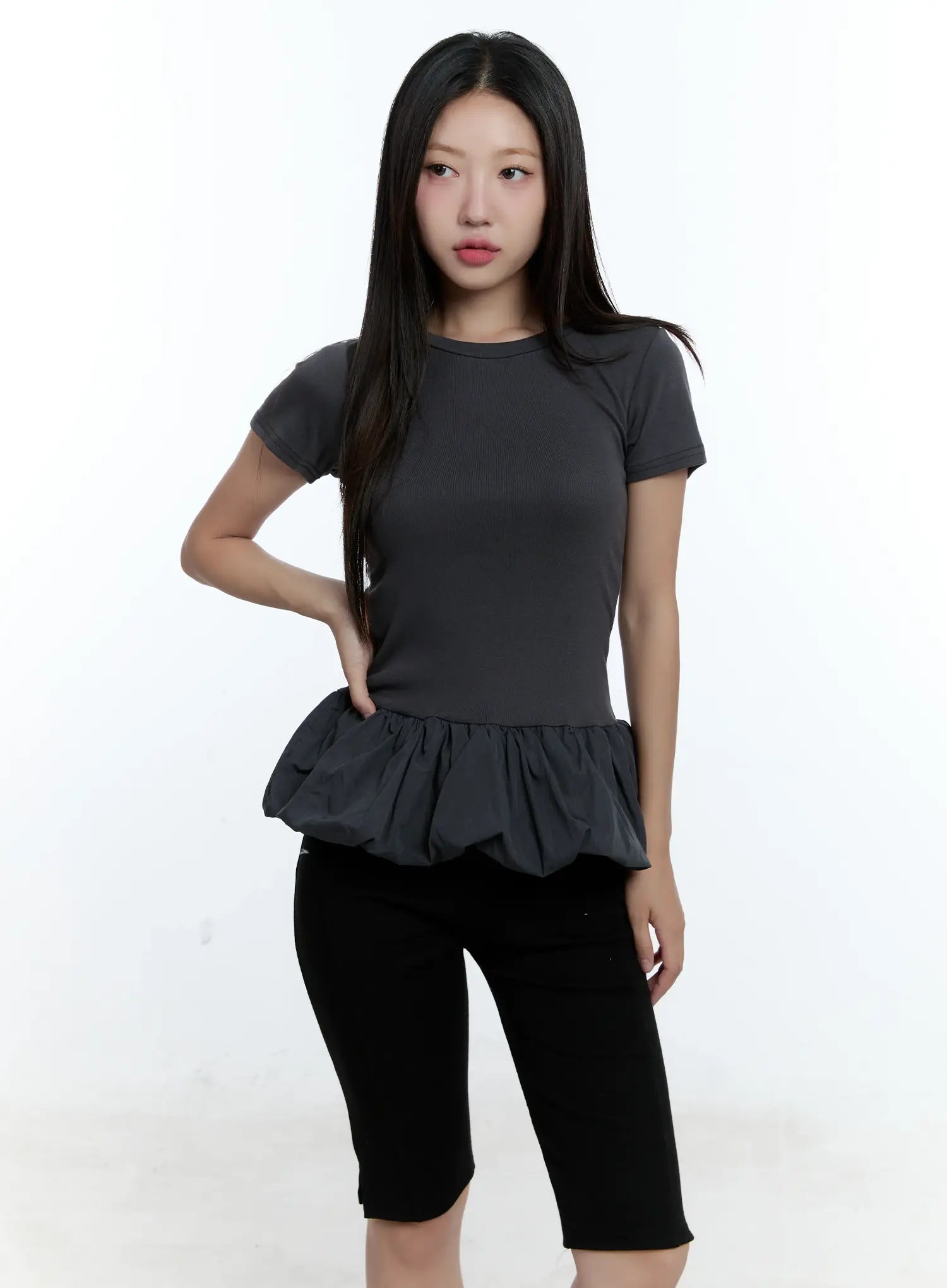 Balloon-Fit Mini Dress CU527