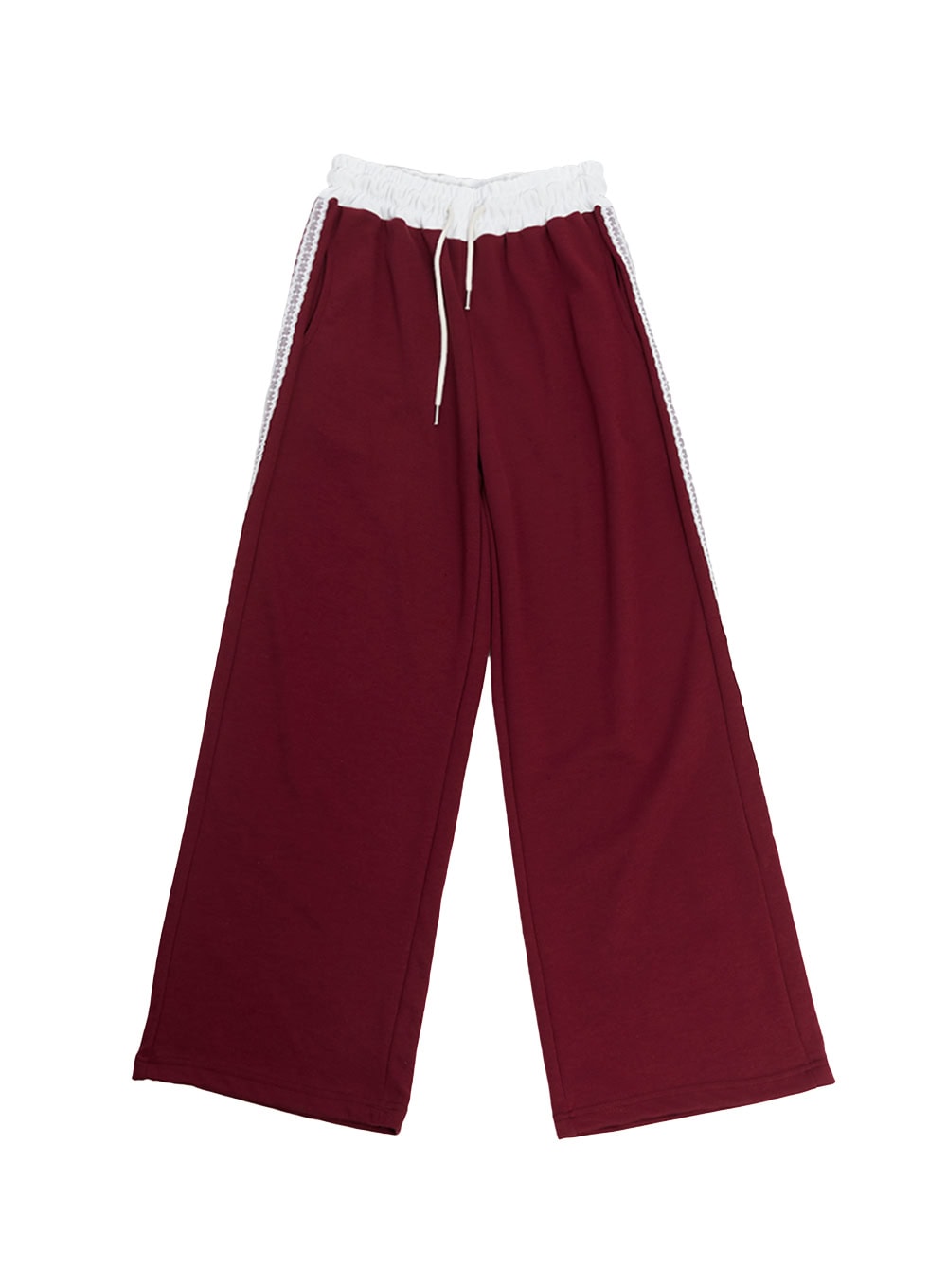 Angel Lace Wide-Leg Trackpants CA521