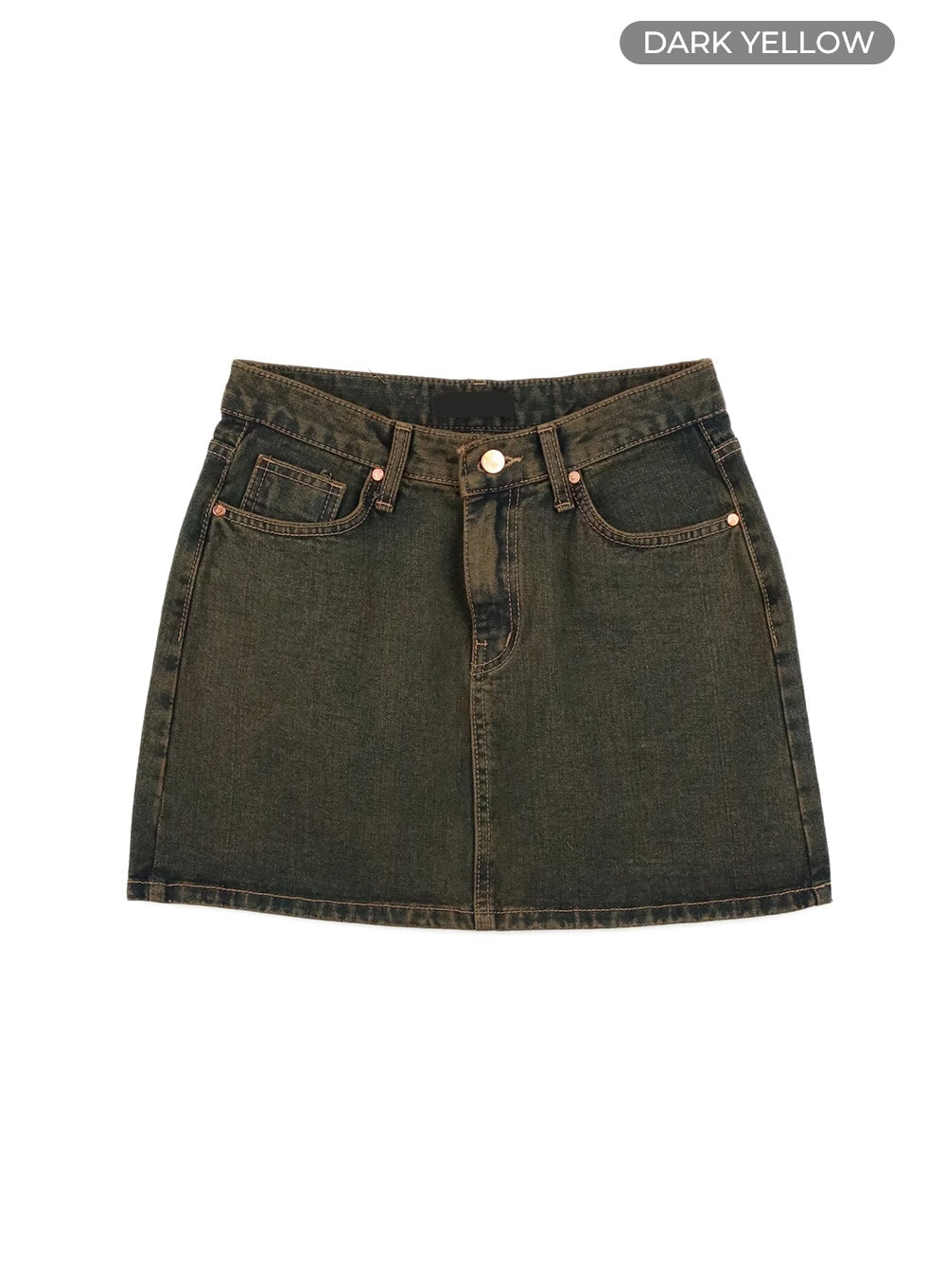 Low Wash Indigo Dream Denim Mini Skirt CY407