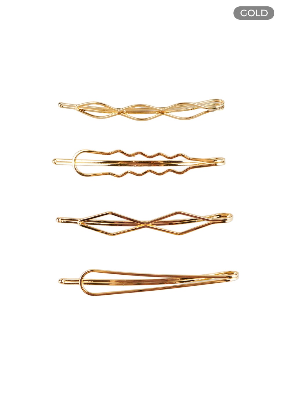 Golden Brass Hair Pin OG406