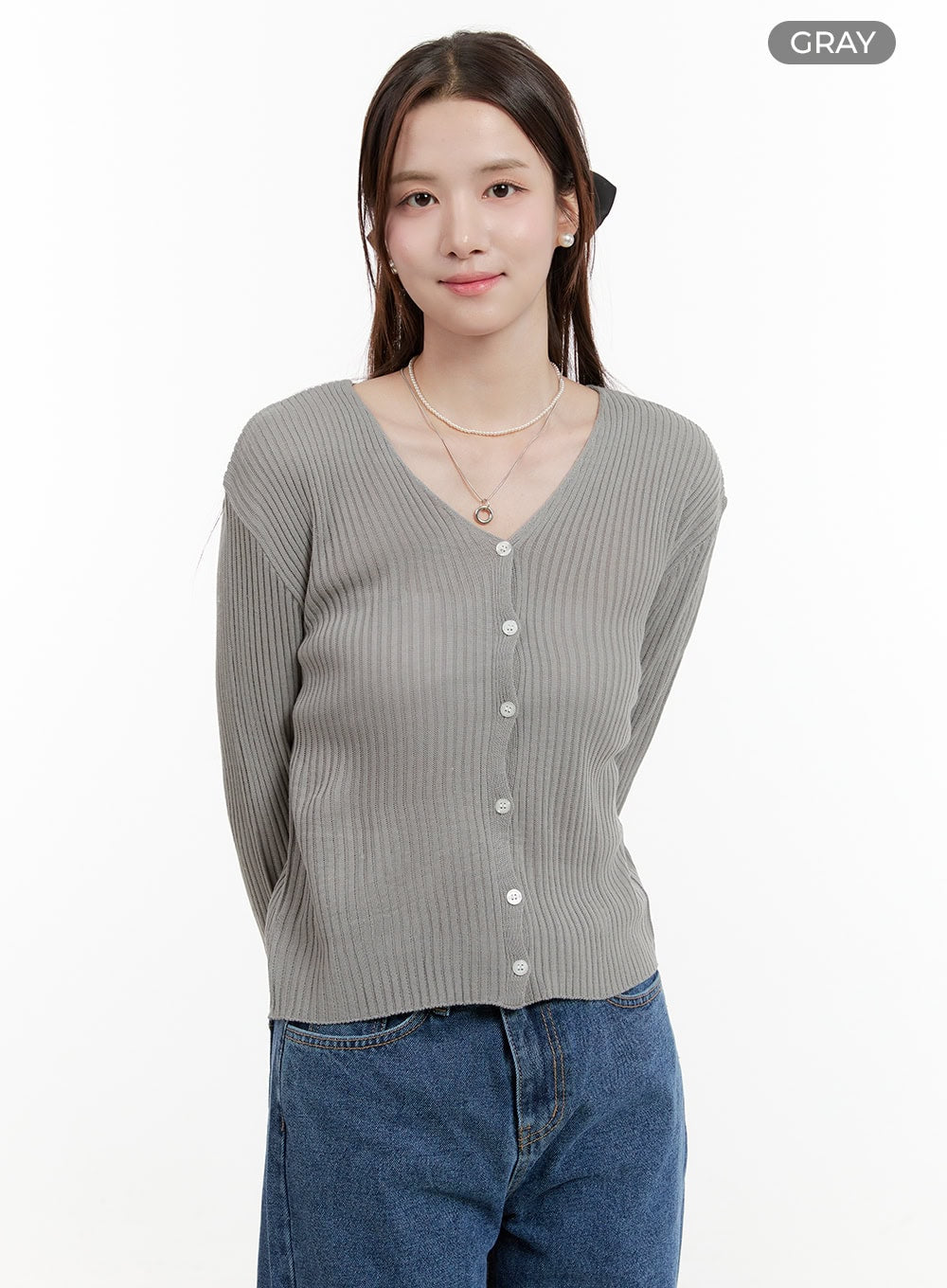 Solid Knit Cardigan OG428