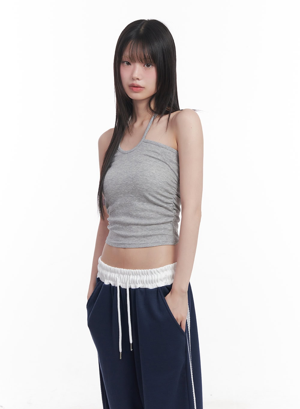 Slim-Fit Halter Cami CU506