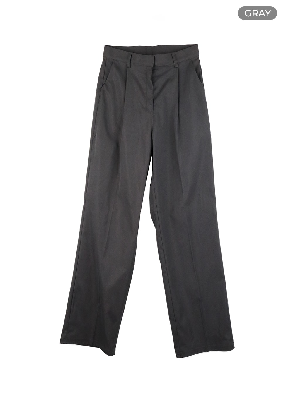 Pintuck Straight Fit Trousers OA419