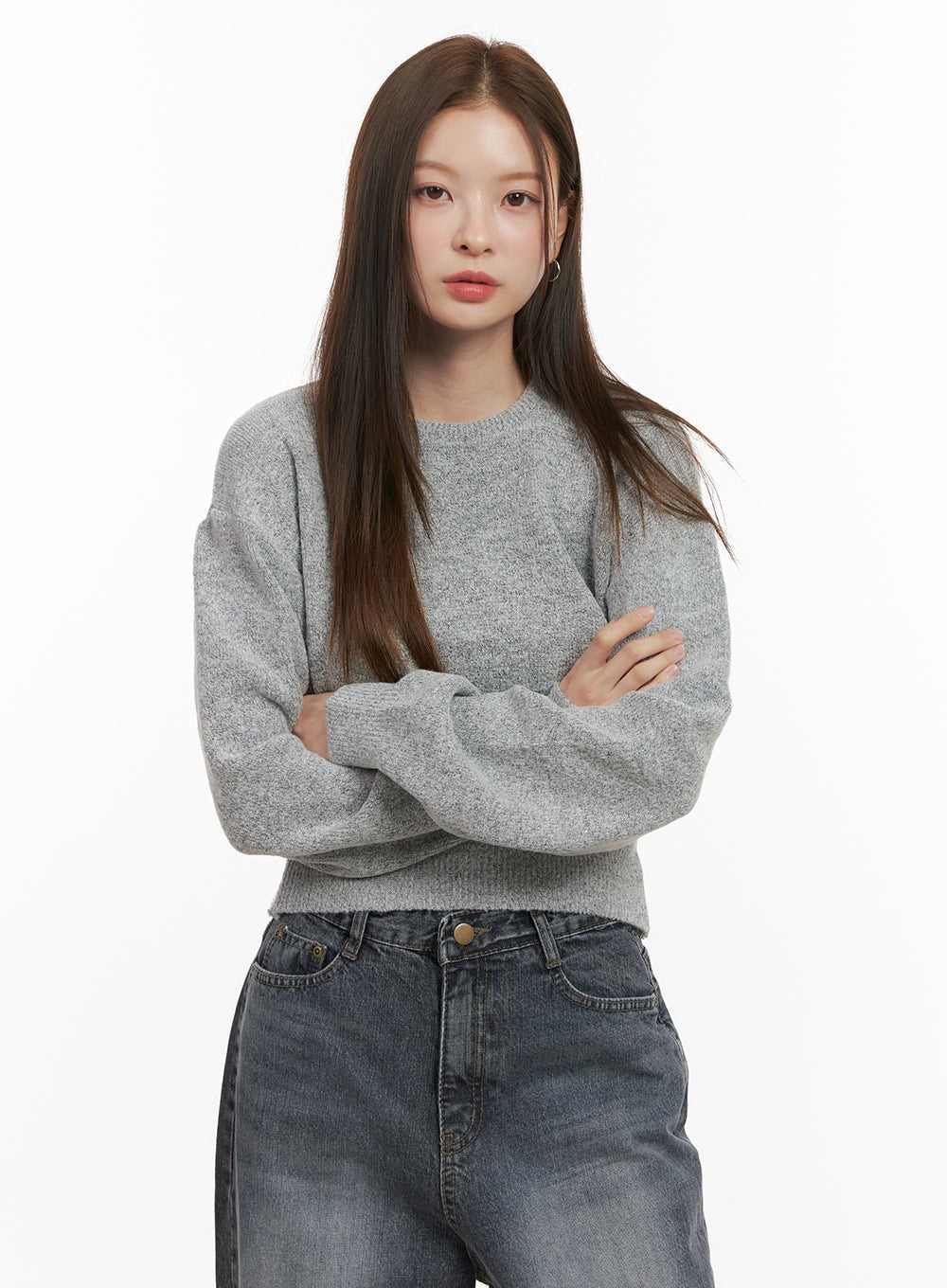 CozyChic Solid Knit Sweater OD417