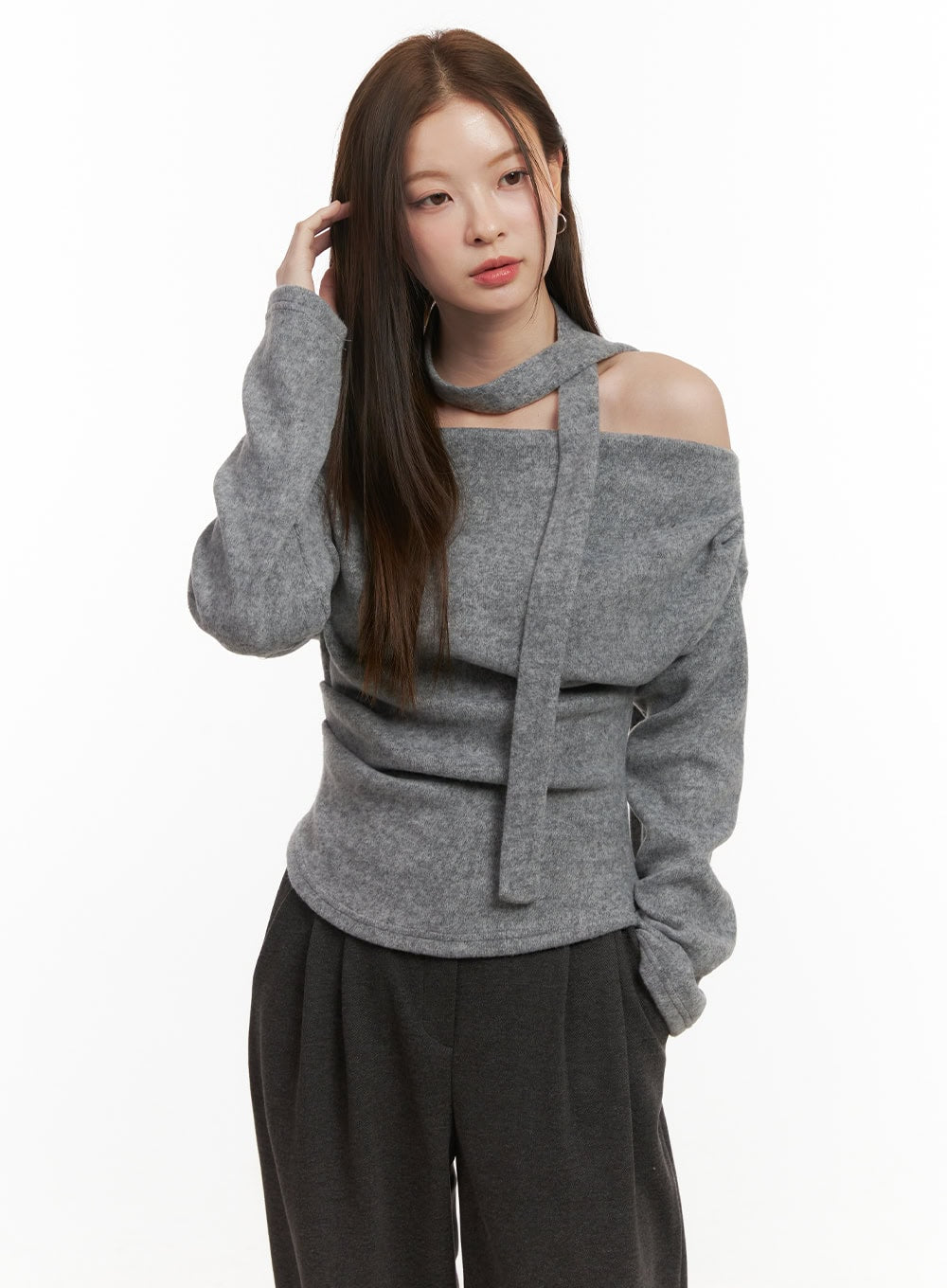 Long Sleeve Off Shoulder Blouse OD417