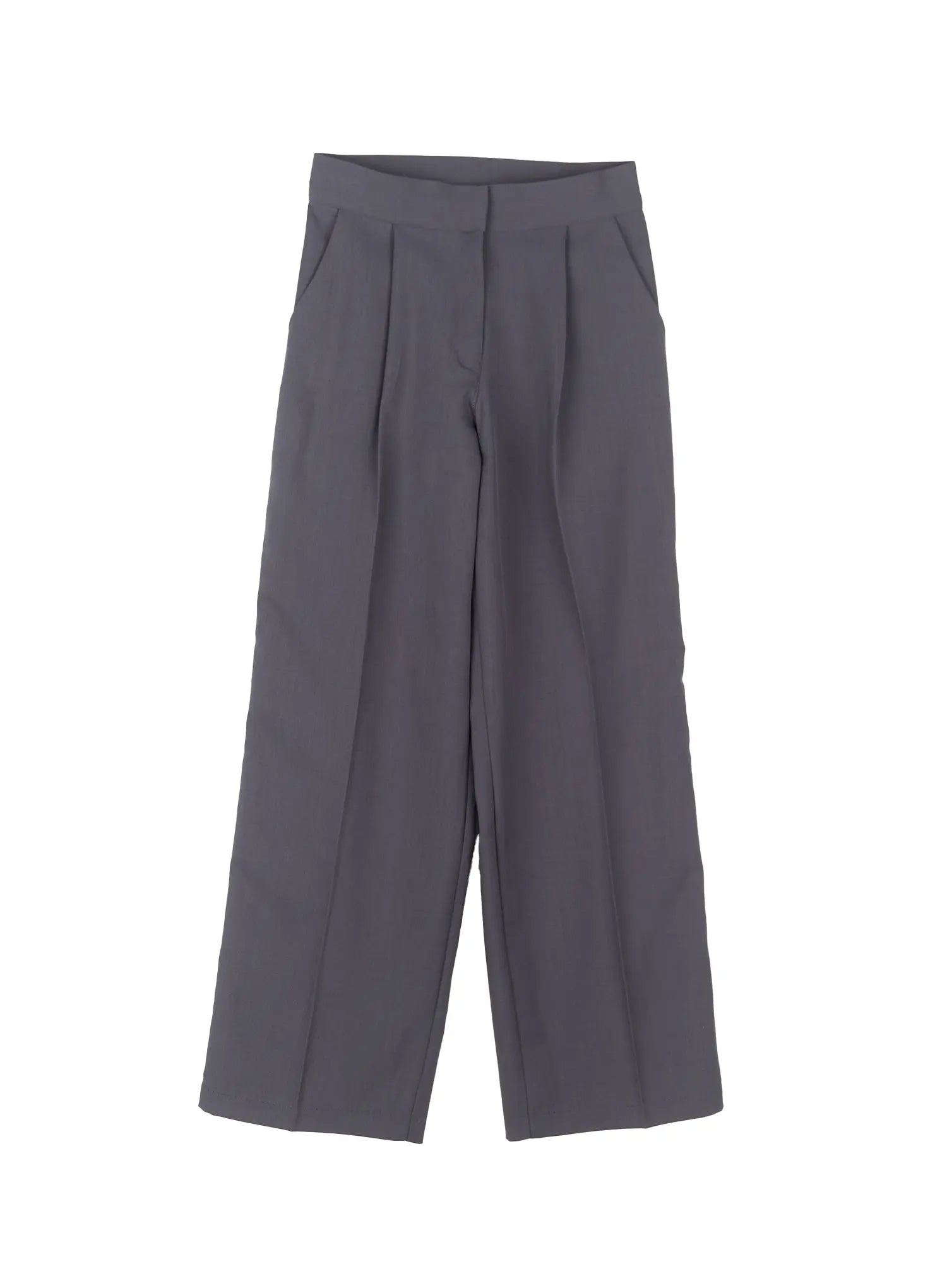 Pintuck Striped Wide-Fit Pants CU517