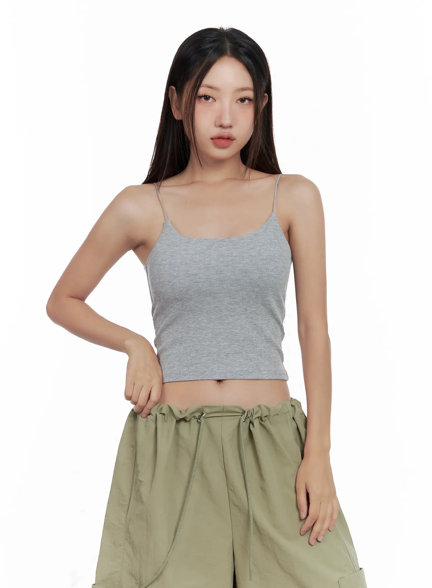 Minimalist Ribbed Tank CL509