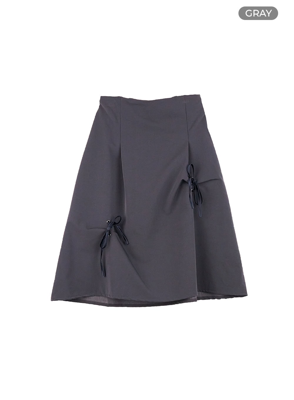 Ribbon Charm Midi Skirt CS424