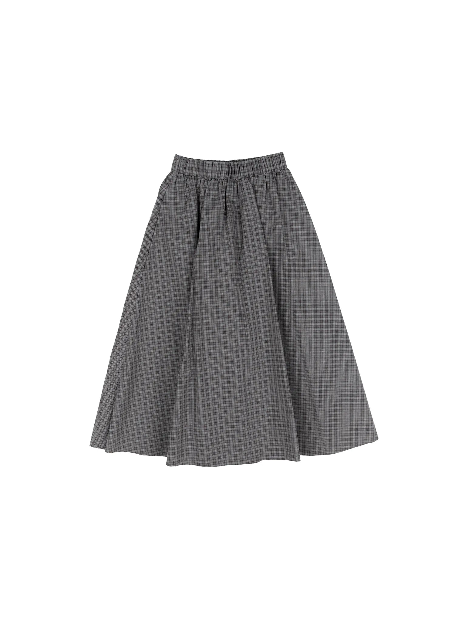 Vintage Gingham Midi Skirt CG514