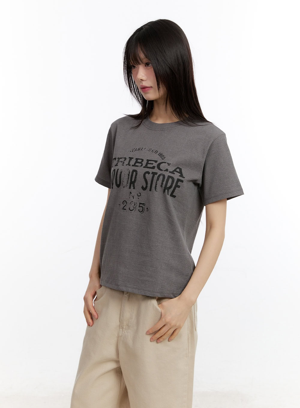 Urban Casual Graphic Top CA509