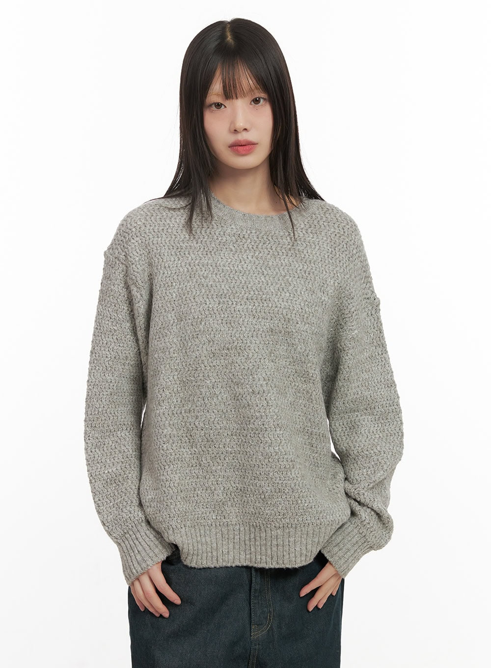 Oversized Mohair-Blend Sweater CD425