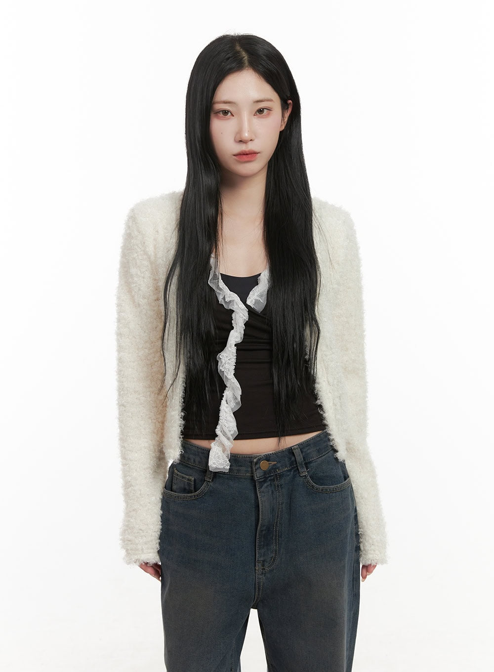 Soft Touch Cropped Cardigan CD406