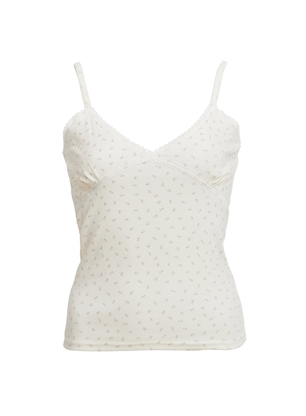 Soft Floral Lace Cami Top IA524