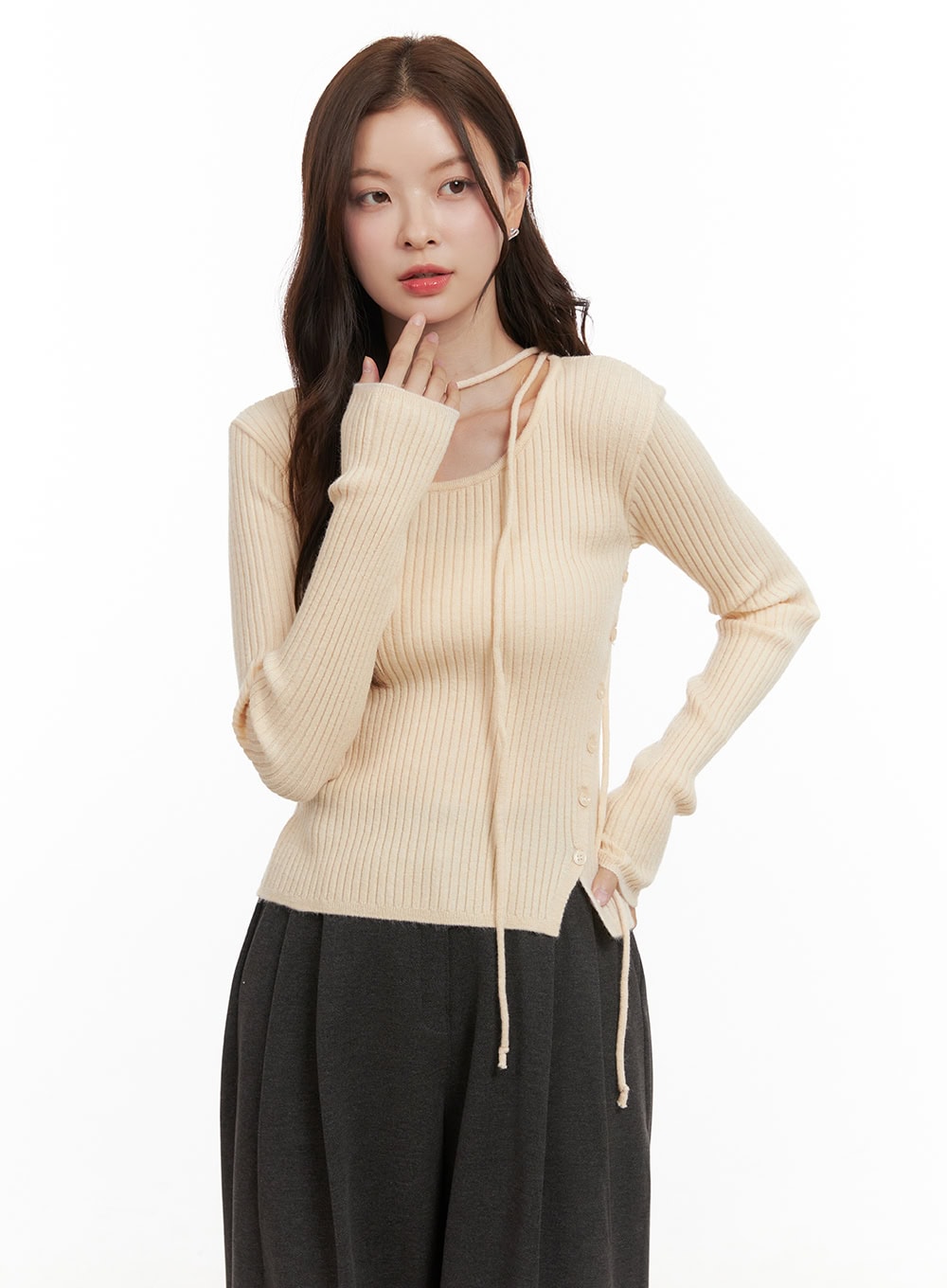 Slim Fit Long Sleeve Sweater OD403