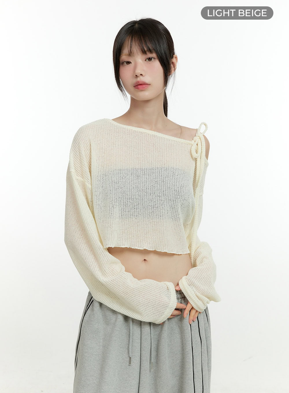 Swaying Siren One-Shoulder Crop Top CG402