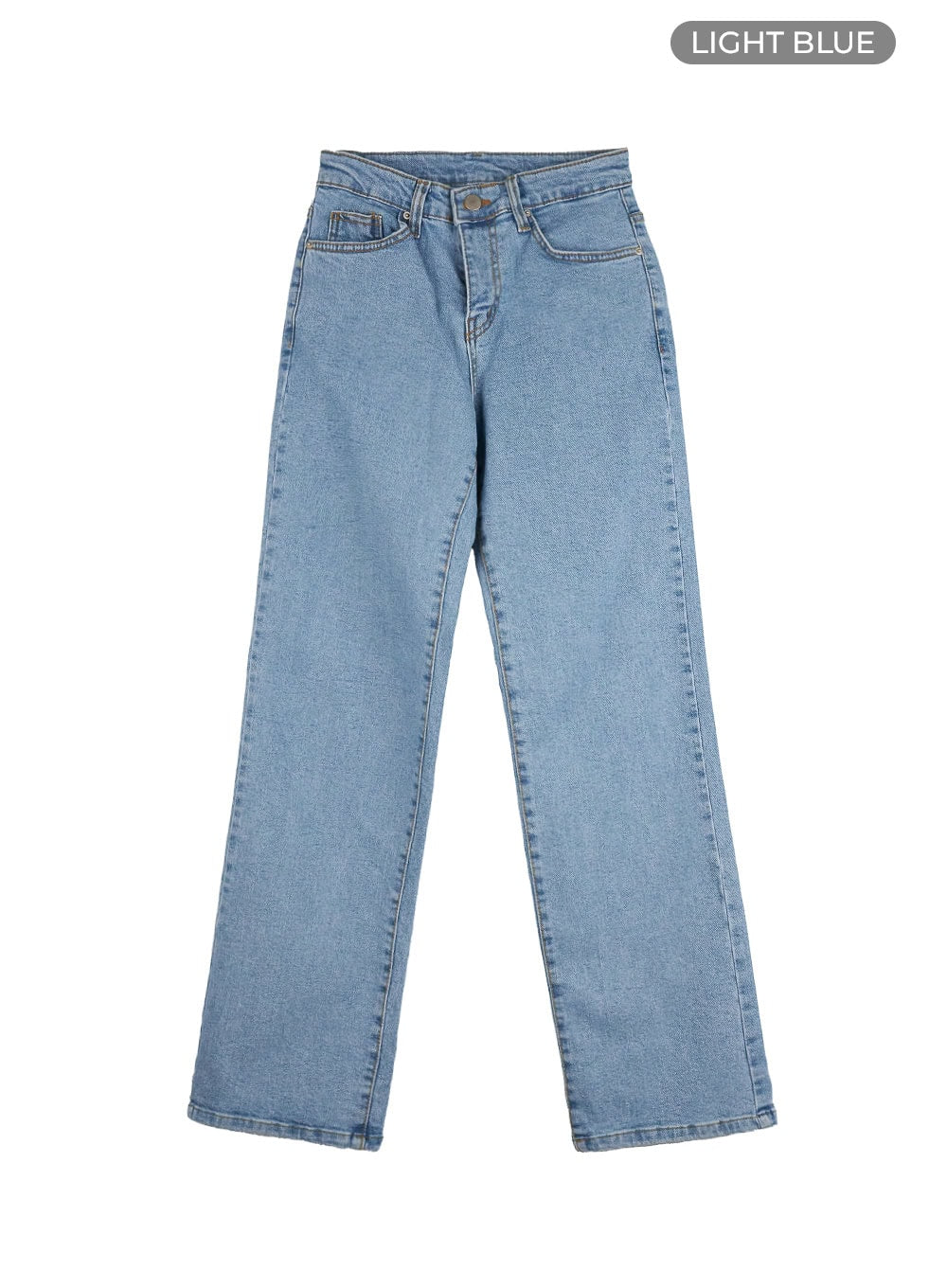 Classic Straight Leg Denim Jeans OU419