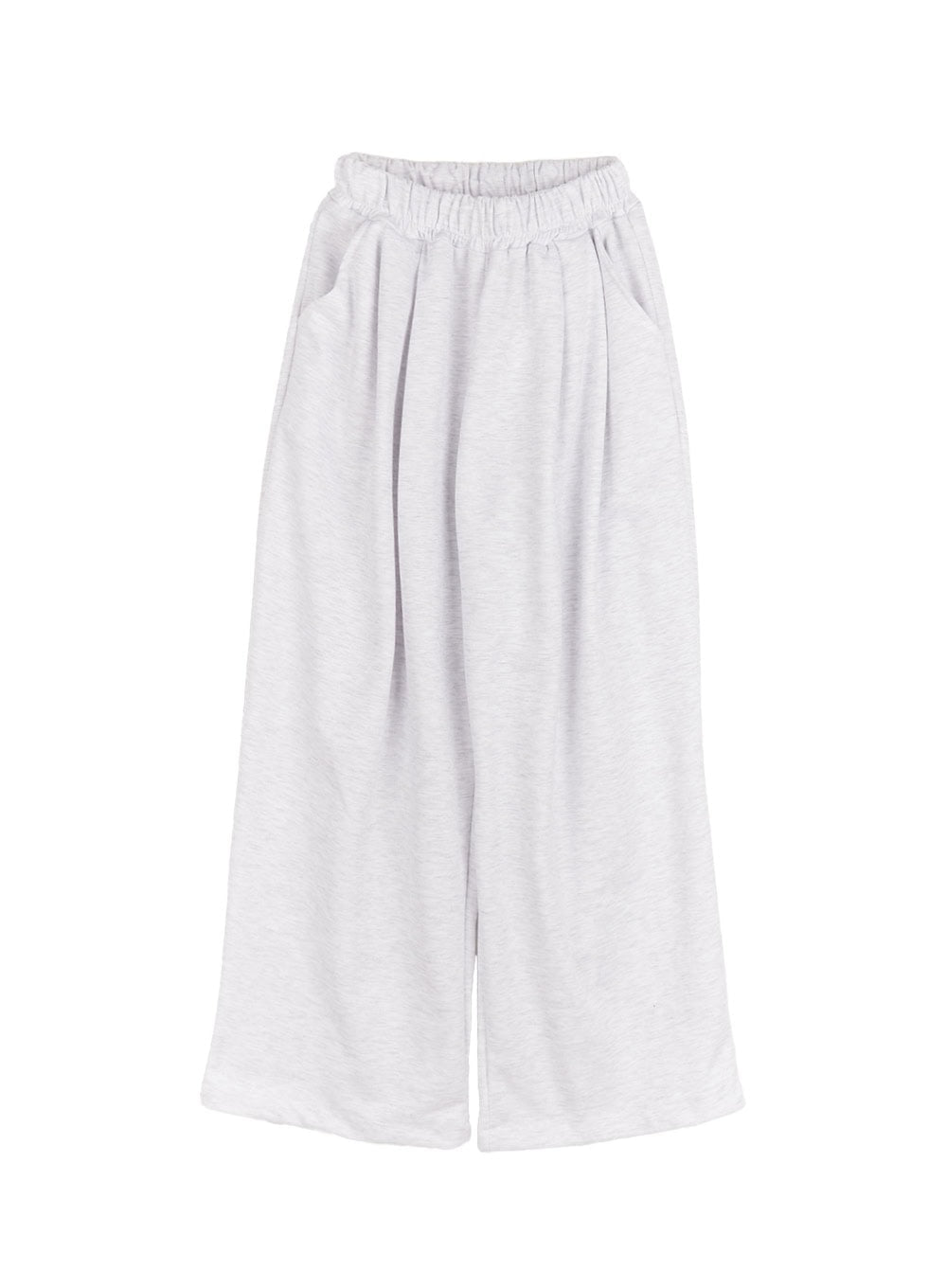 Cozy Pintuck Wide-Leg Sweatpants CM517