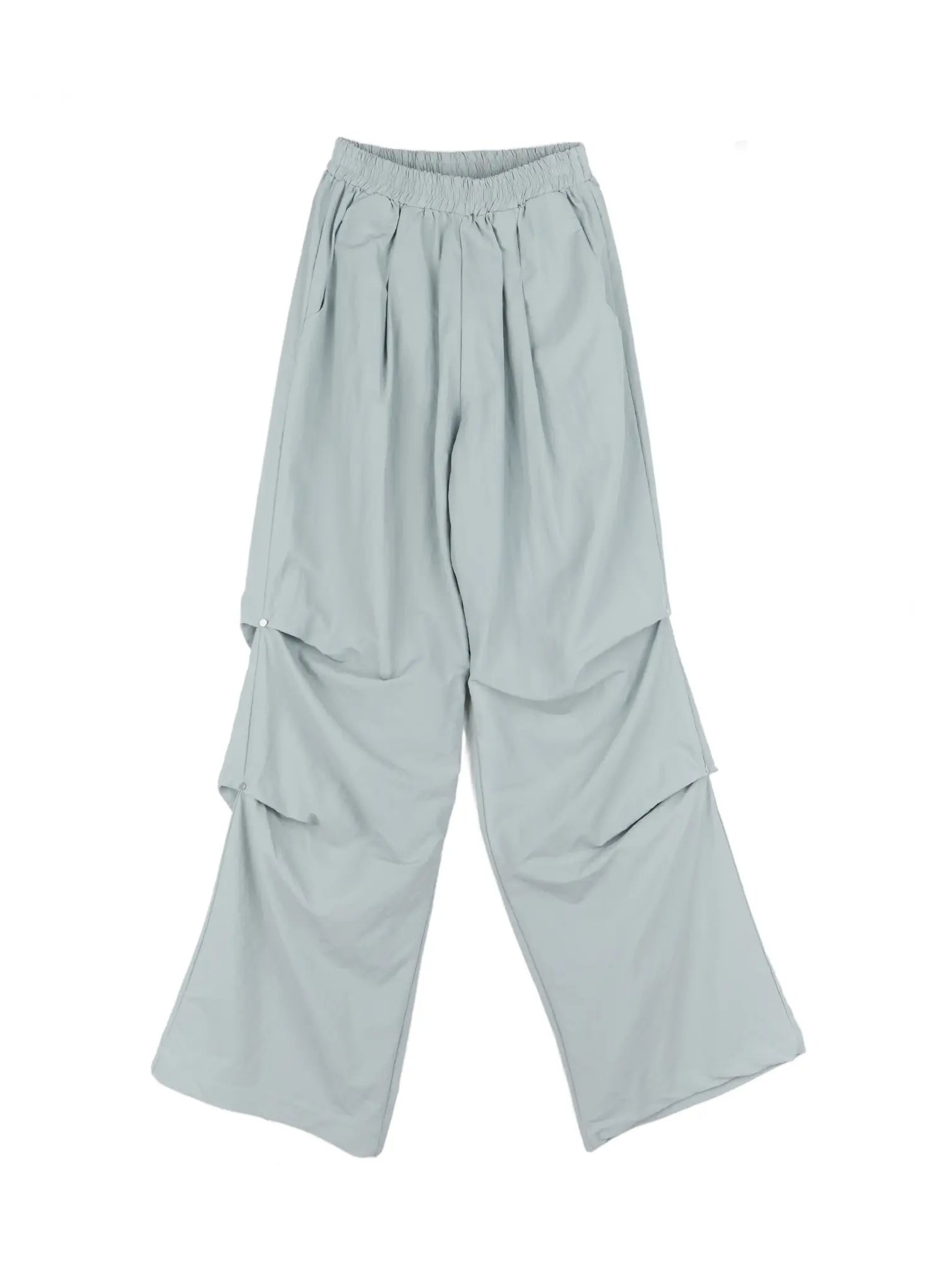 Pintuck Rivet Wide-Leg Joggers CL508