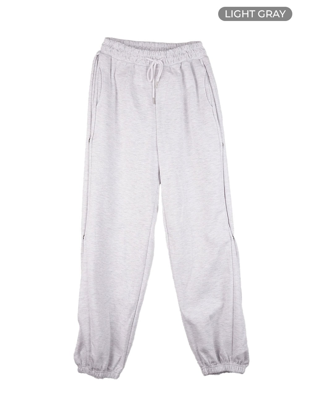 Side-Buttoned Wide-Leg Sweatpants CS424